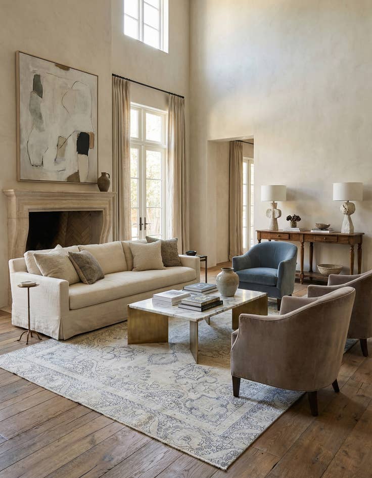 Detail image of 8' 7 x 11' 8  Hand Knotted Ultra Vintage Persian Wool Rug