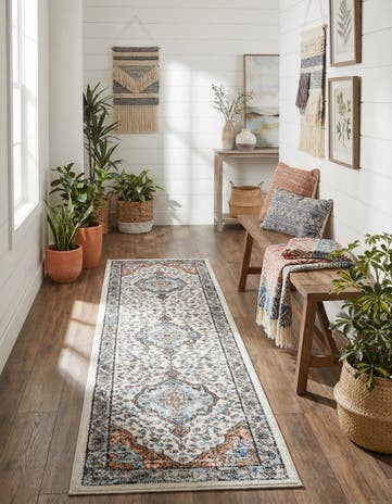 Ivory Nyla Runner Rug
