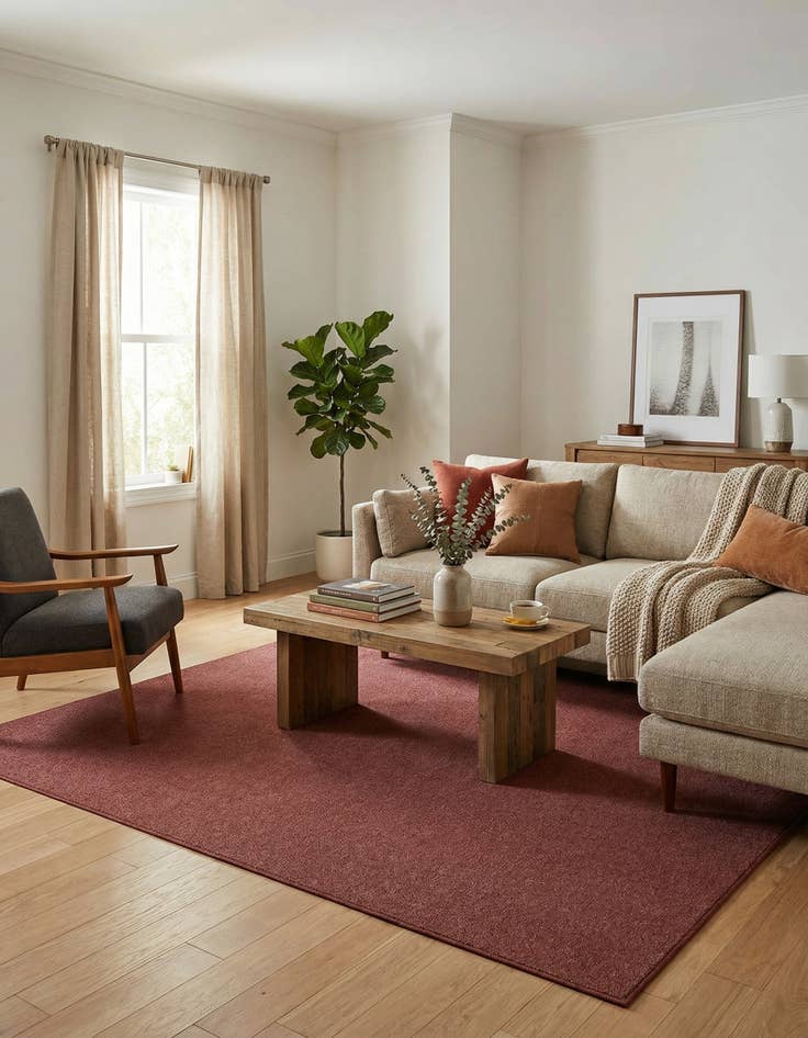 Detail image of 9' 10 x 9' 10 Everyday Solid Square Rug