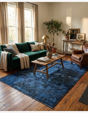 5' 4 x 8' Hand Knotted Ultra Vintage Persian Wool Rug