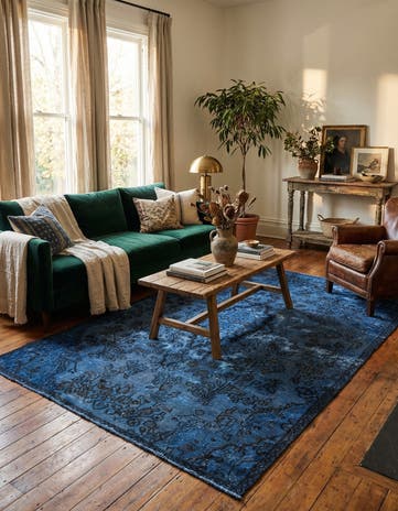 5' 4 x 8' Hand Knotted Ultra Vintage Persian Wool Rug