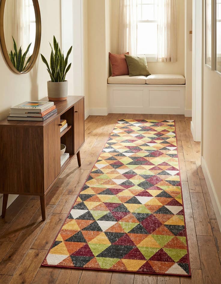 Detail image of 2' 7 x 10' Valencia Runner Rug