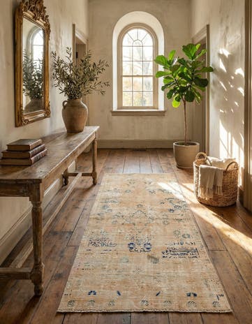3' x 6' 8 Hand Knotted Ultra Vintage Persian Wool Runner Rug
