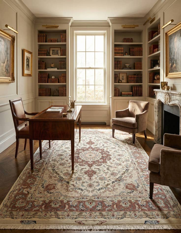 Detail image of 5' x 6' 10 Tabriz Rug