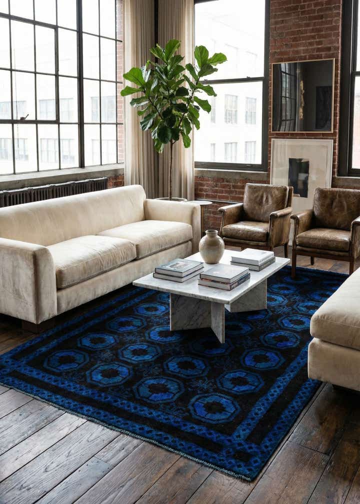 5' 2 x 8' Hand Knotted Ultra Vintage Wool Rug