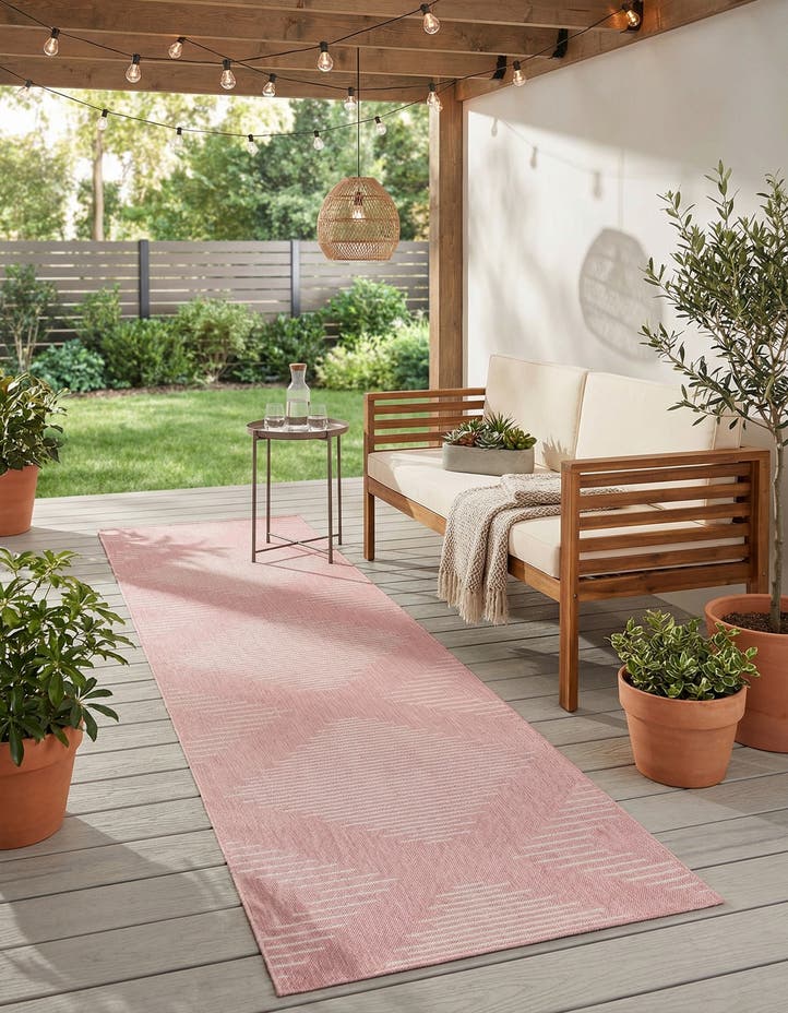 2' 7 x 12' Easy-Clean Modern Indoor / Outdoor...