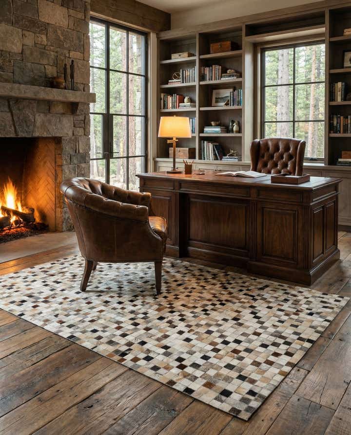 5' 1 x 7' 11 Cowhide - Patchwork Rug