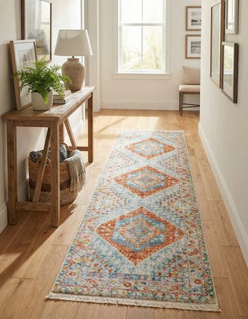 Salmon Paragon Runner Rug