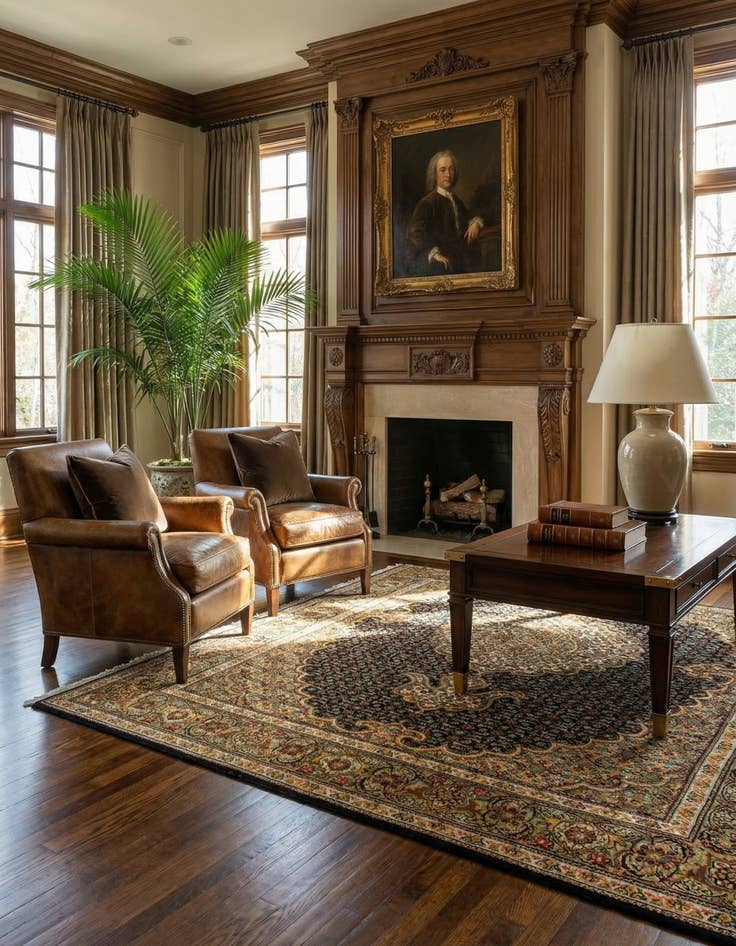 Detail image of 3' 5 x 5' 2 Tabriz Mahi Rug