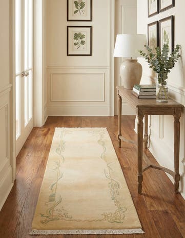 2' 7 x 9' 10 Hand Knotted Darya Wool Runner Rug