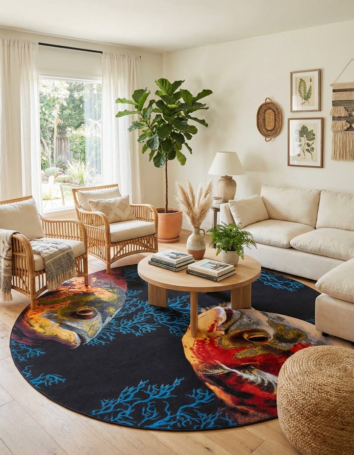10' x 10' Easy-Clean Coastal Indoor / Outdoo...