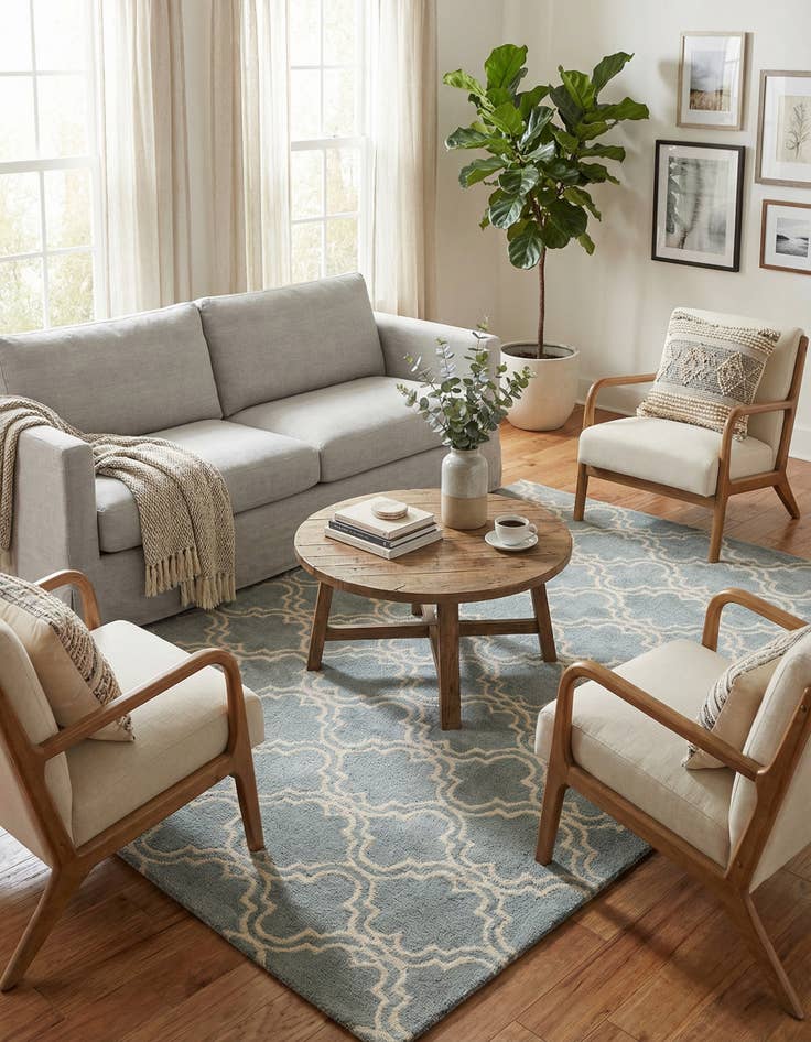 Detail image of 5' x 8' Luna Rug