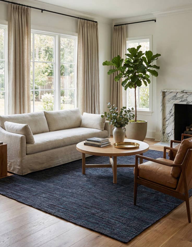 Detail image of 7' 9 x 10' 4  Hand Knotted Darya Wool Rug