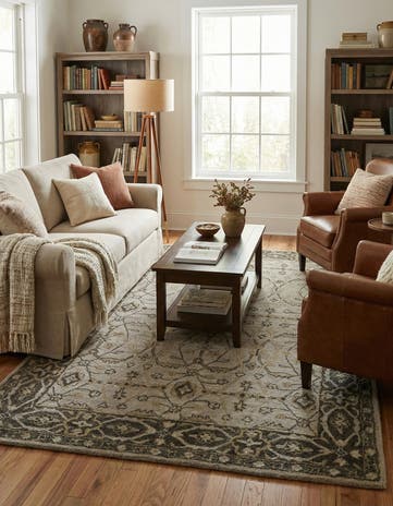 5' x 7' 6 Agra Rug