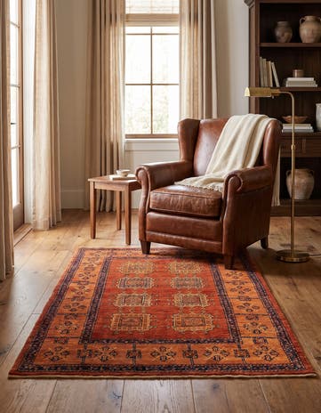 3' 7 x 5' 3 Kashkuli Wool Rug