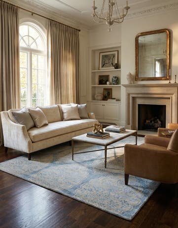 8' 7 x 11' 8 Hand Knotted Darya Rug