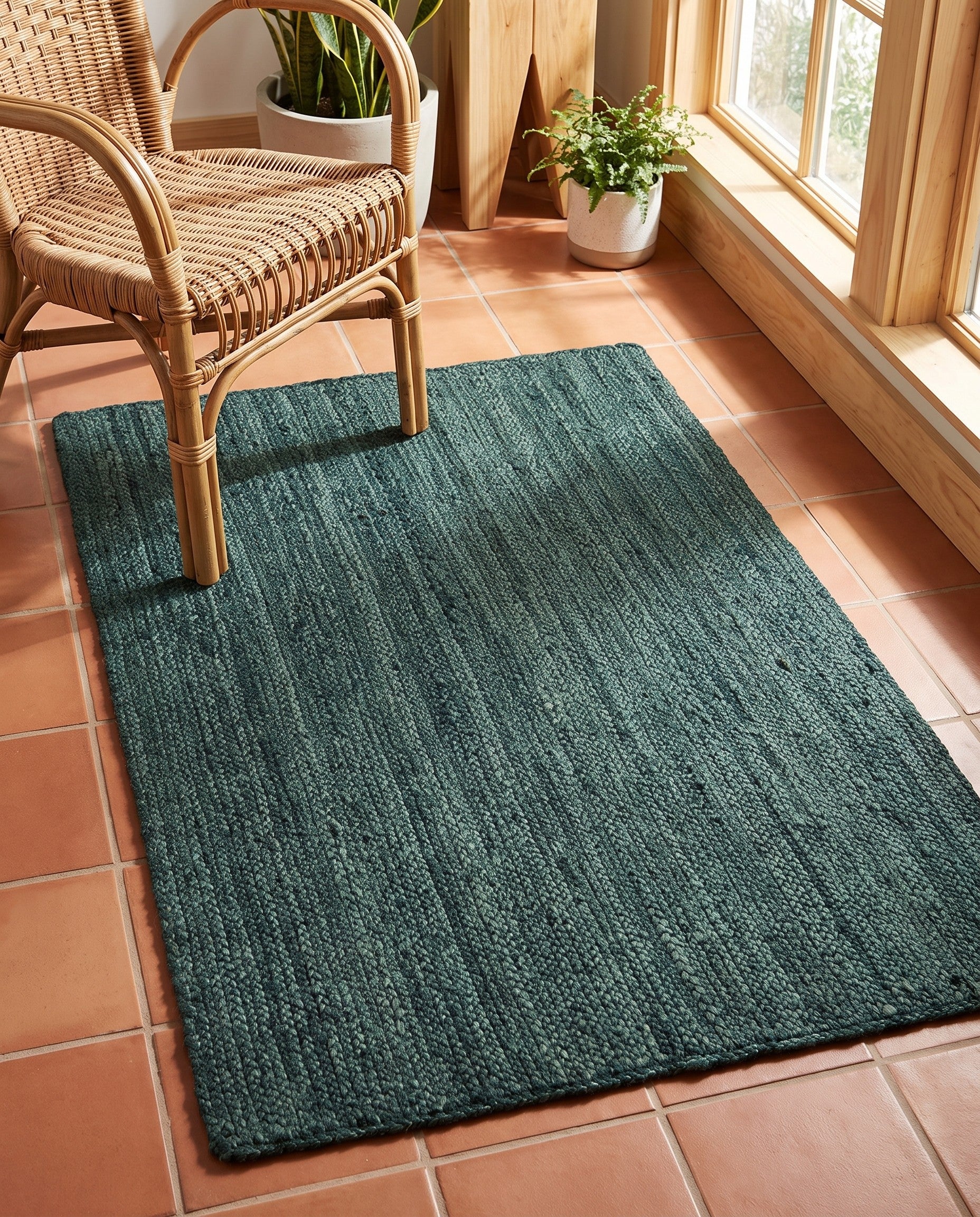 3' 1 x 5' 1 Handmade Braided Jute Rug