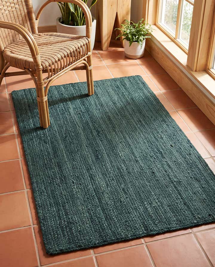 3' 1 x 5' 1 Handmade Braided Jute Rug