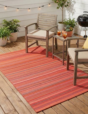 4' x 6' Easy-Clean Vista Breeze Indoor / Outdoor Rug