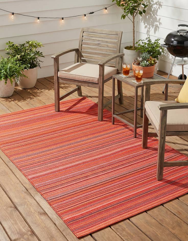 Detail image of 4' x 6'  Washable Vista Breeze Indoor / Outdoor Rug