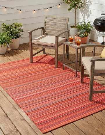 4' x 6' Easy-Clean Vista Breeze Indoor / Outdoor Rug