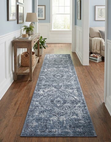 Blue Oregon Runner Rug