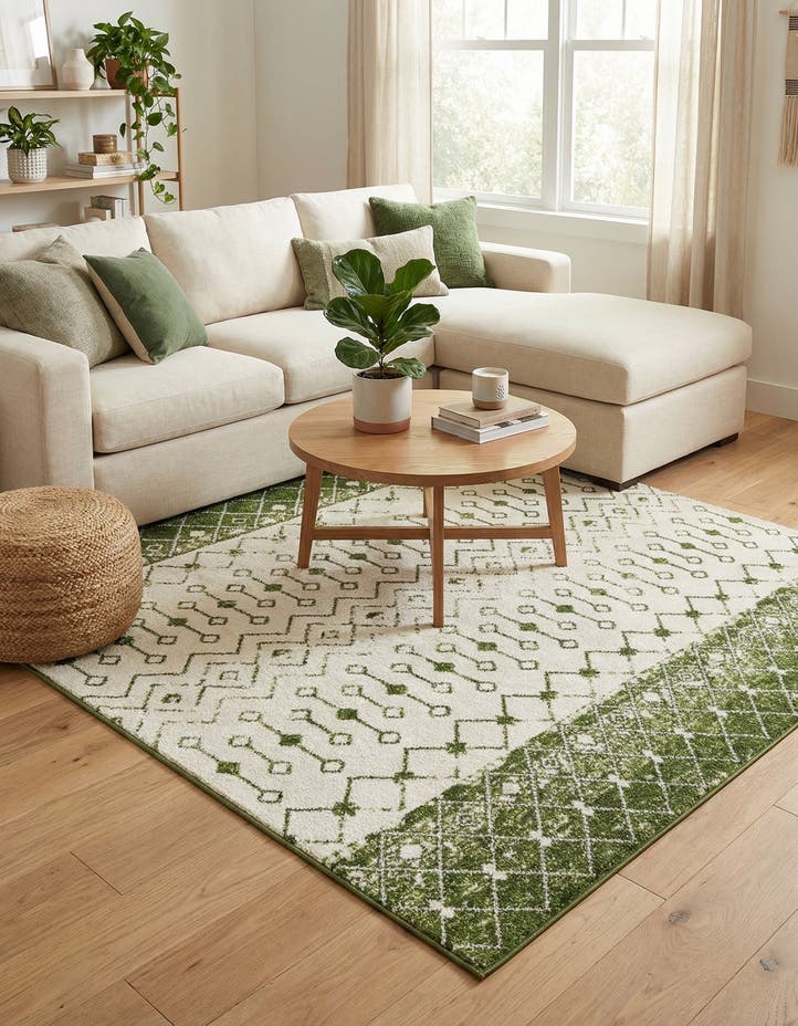 7' 10 x 7' 10 Moroccan Trellis Square...