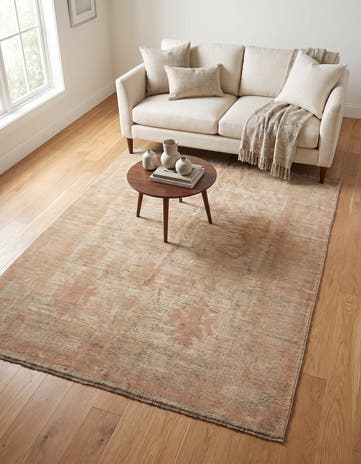 5' x 7' 3 Hand Knotted Oushak Wool Rug