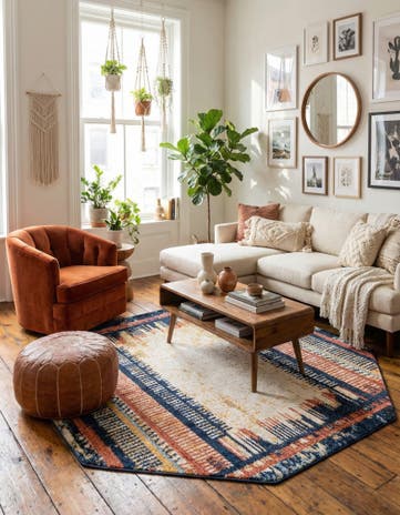 Tagine Octagon Rug