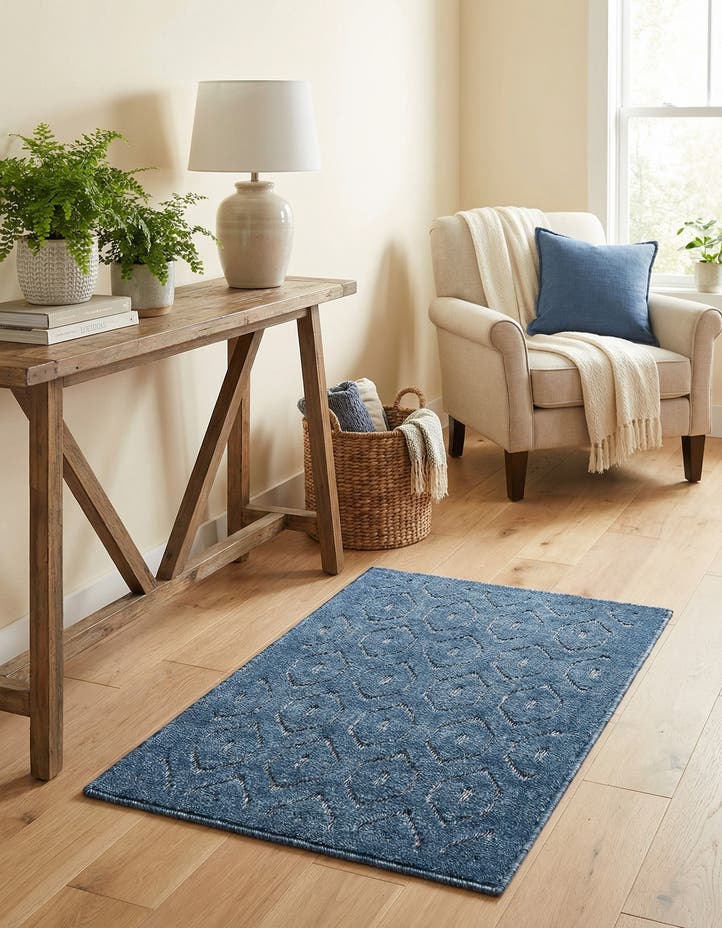 2' x 3' Easy-Clean Trellis Textured Indoor...