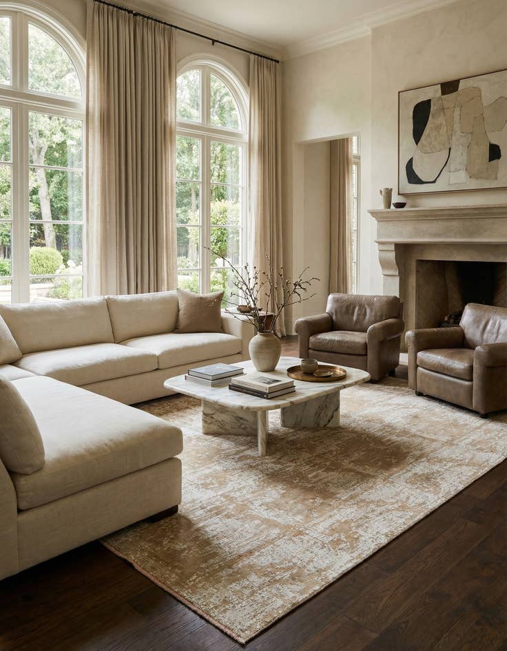 Detail image of 9' 7 x 12' 4 Hand Knotted Ultra Vintage Persian Wool Rug