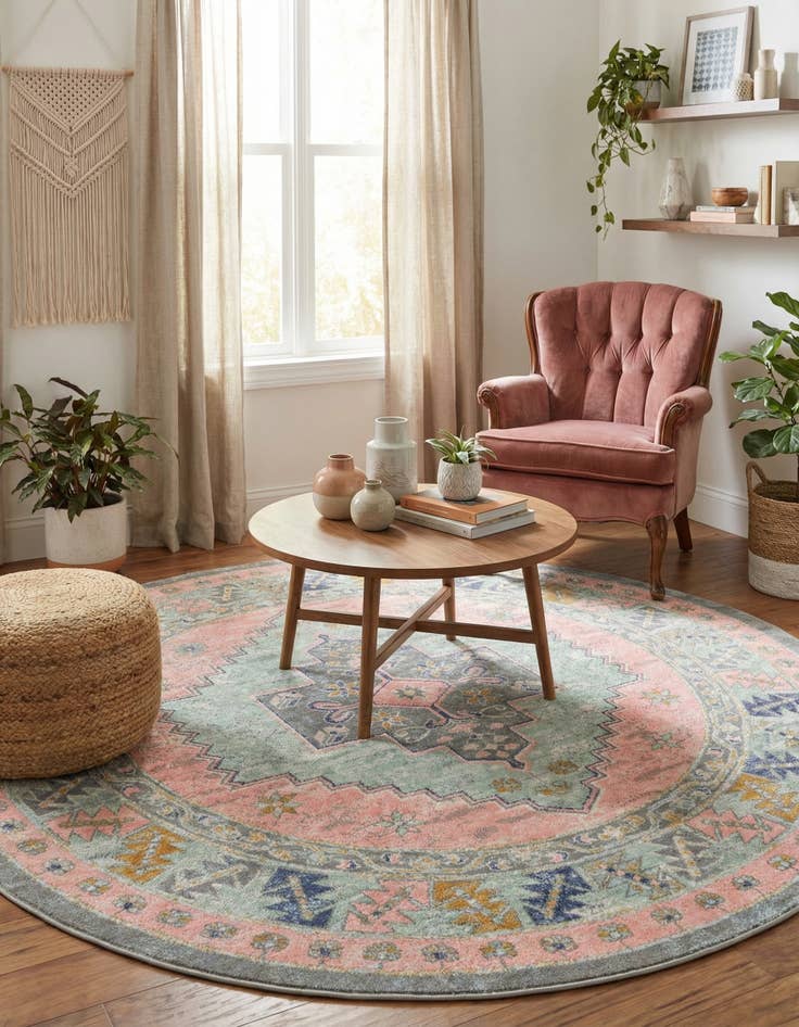 Detail image of  7' 10 x 7' 10 Whitney Round Rug