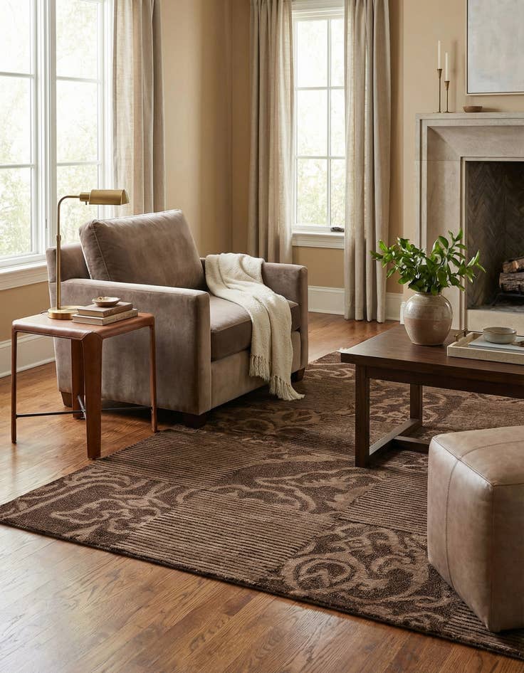 Detail image of 2' 9 x 5' 1  Hand Knotted Darya Wool Rug