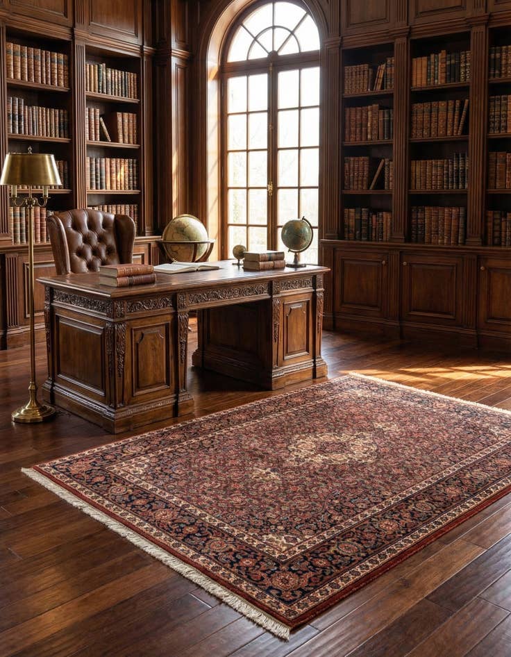 Detail image of 4' 3 x 5' 11 Bidjar Rug