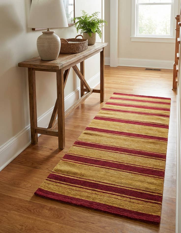 Detail image of  2' 4 x 4' 8  Hand Knotted Nepal Runner Rug