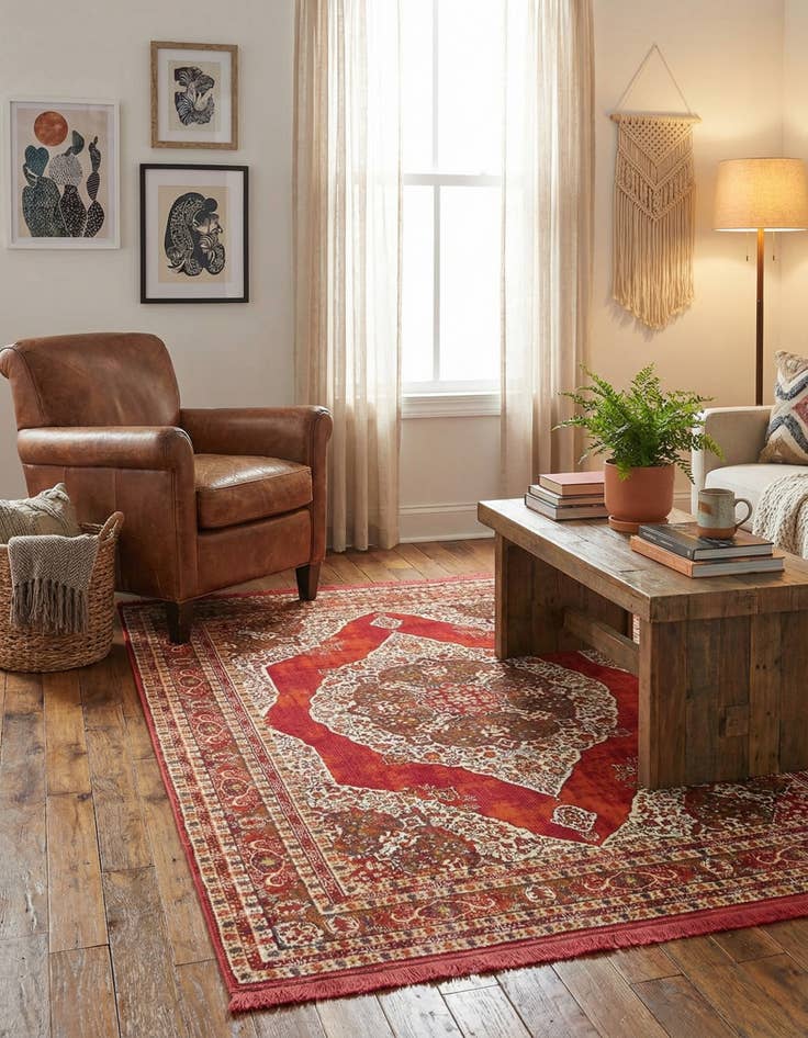 Detail image of  4' 3 x 6' Santiago Rug