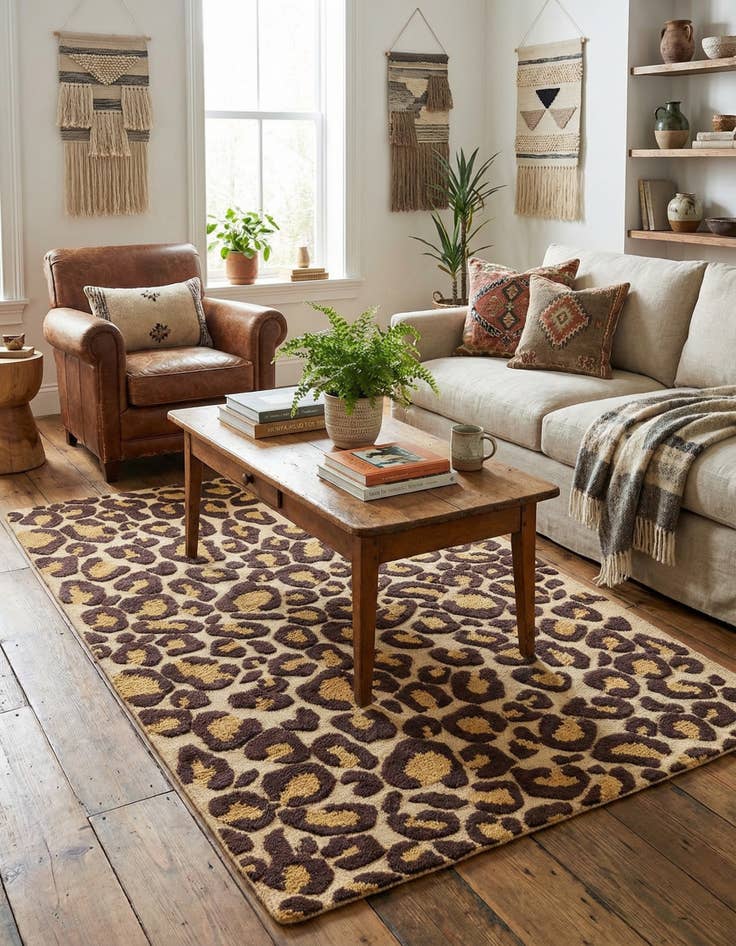 Detail image of 4' 1 x 5' 10  Hand Knotted Gabbeh Rug