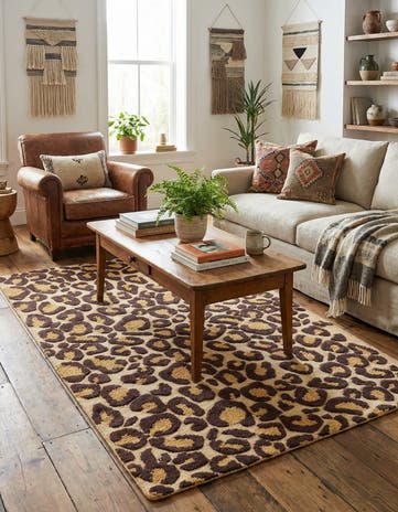 4' 1 x 5' 10 Hand Knotted Gabbeh Rug