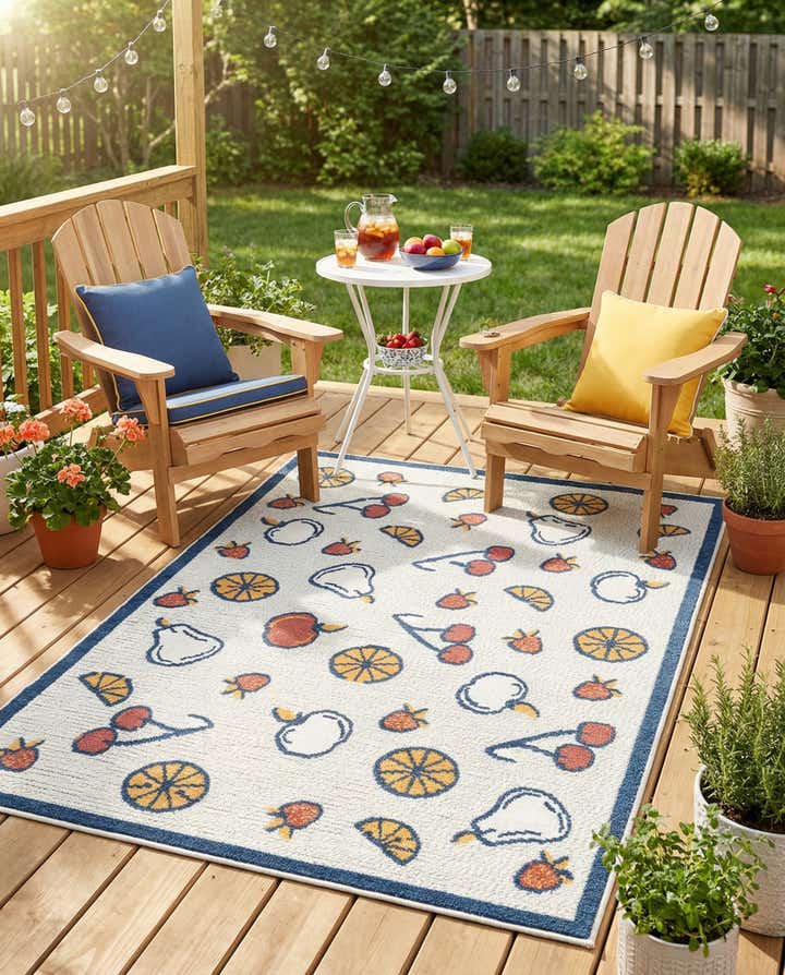 5' x 7' 7 Easy-Clean Indoor / Outdoor Rug