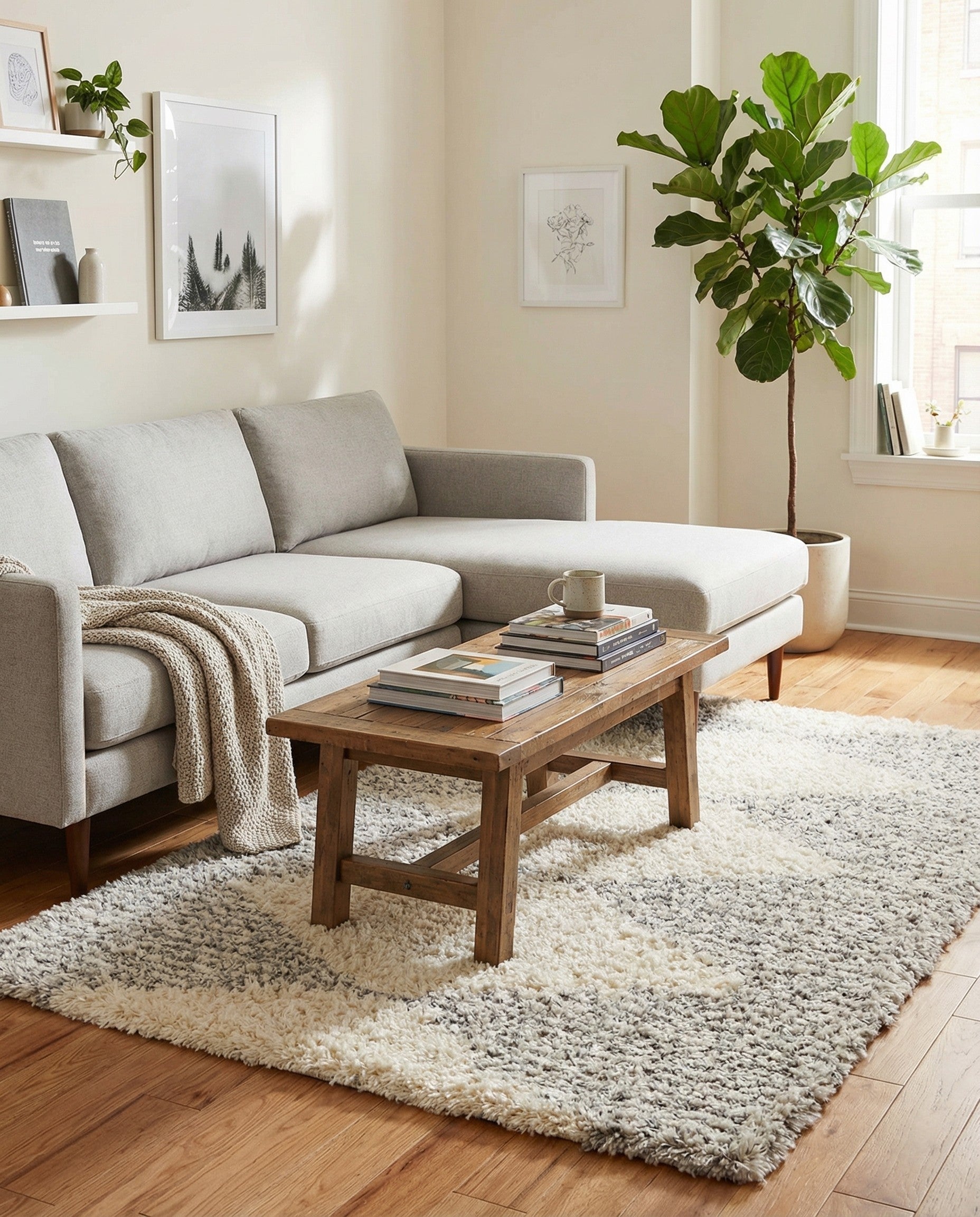  5' x 8' Infinity Shag Rug