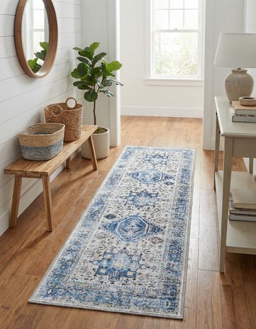 2' x 6' Washable Yara Runner Rug