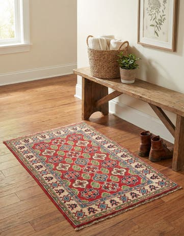 2' 10 x 4' Hand Knotted Kazak Rug