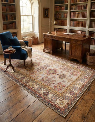 5' 8 x 8' 1 Kazak Wool Rug