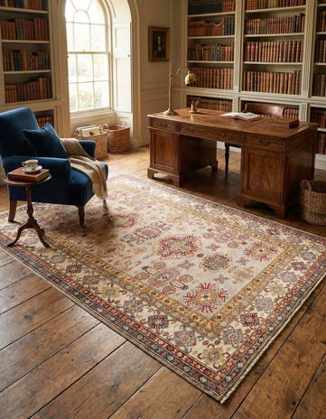5' 8 x 8' 1 Kazak Wool Rug