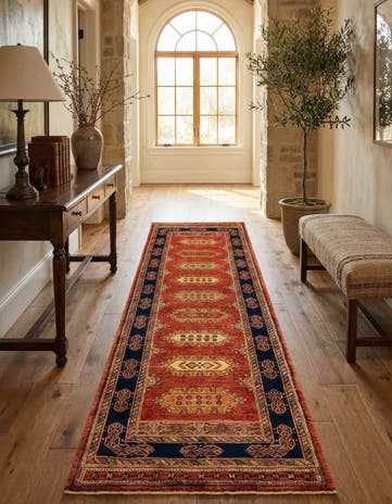 2' 11 x 9' 11 Luribaft Wool Runner Rug