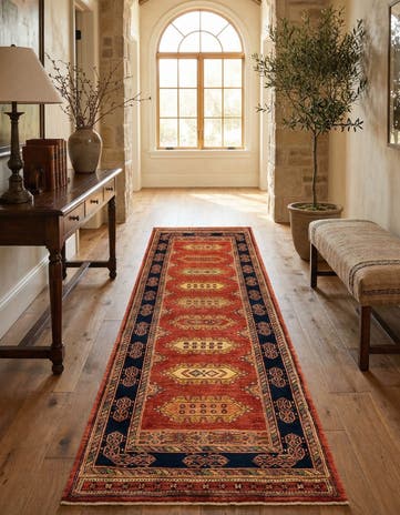 2' 11 x 9' 11 Luribaft Wool Runner Rug