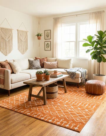 6' x 9' Kasbah Trellis Rug