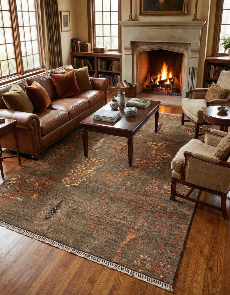 Detail image of 6' 9 x 9' 6 Ariana Wool Rug