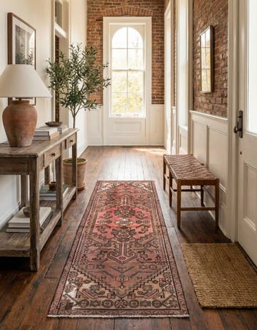 2' 8 x 6' Hand Knotted Ultra Vintage Persian Wool Runner Rug
