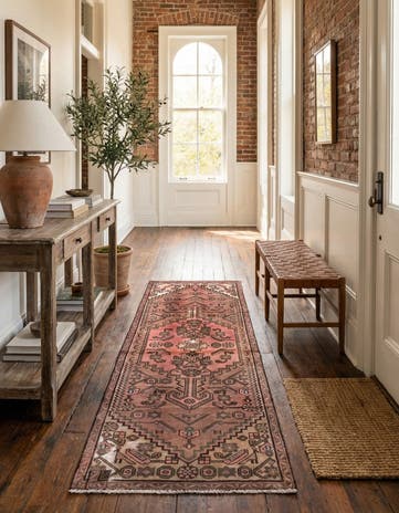 2' 8 x 6' Hand Knotted Ultra Vintage Persian Wool Runner Rug